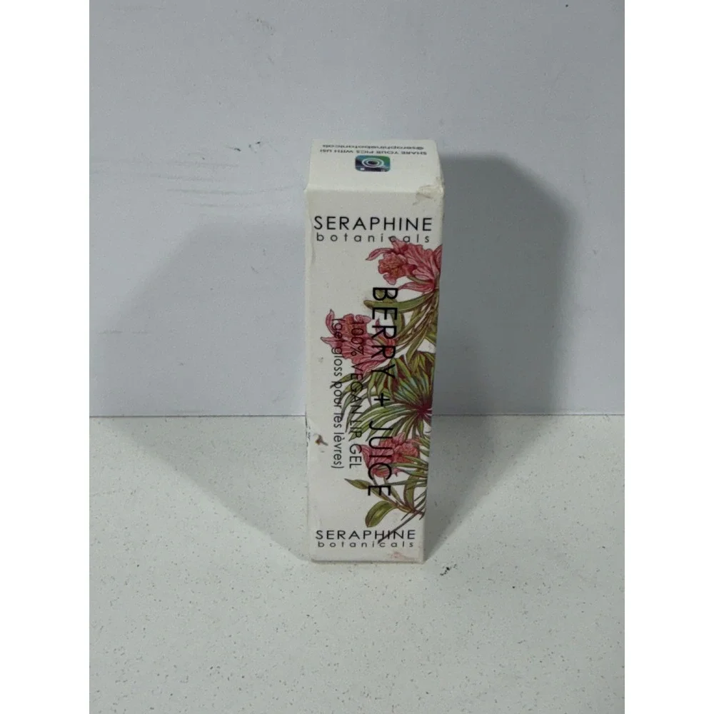 Seraphine Botanicals Berry + Juice 100% Vegan Lip Gel Cherry Compote 6mL NEW